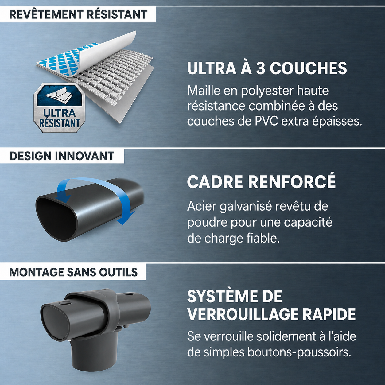 Ultra XTR 26325EH – Piscine hors-sol ronde 488 × 122 cm avec pompe de filtration à sable et 22,7 kg de sable filtrant premium OptiFlow.