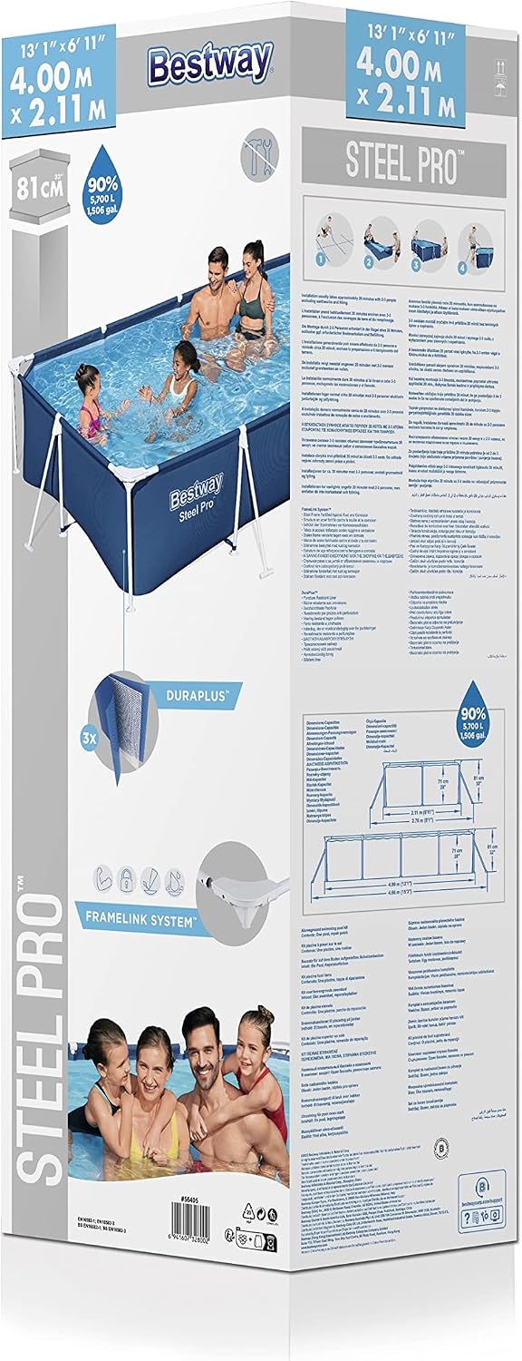 Piscine hors sol Bestway 400 × 211 × 81 cm