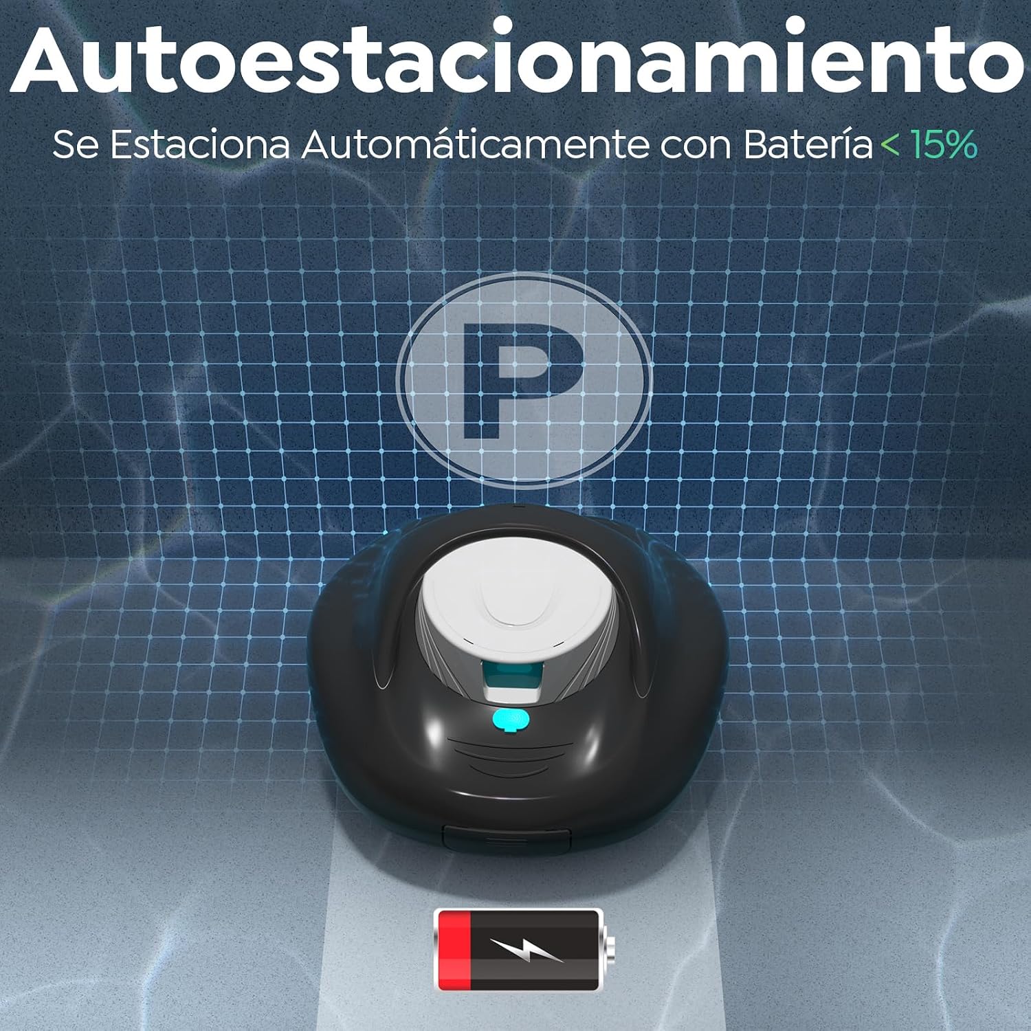 BRINBO 2026 – Robot de piscine sans fil avec 130 minutes d'autonomie