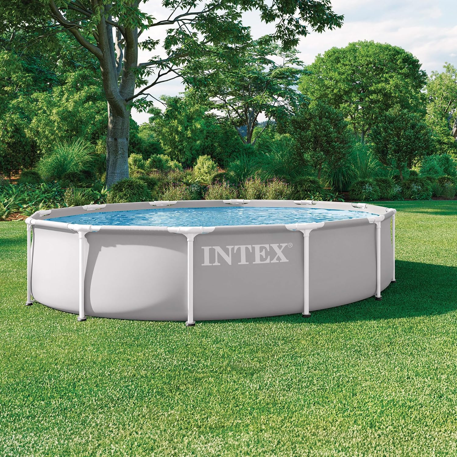 Piscine hors sol Intex Prism Frame Premium 3,66 × 0,76 m avec pompe de filtration