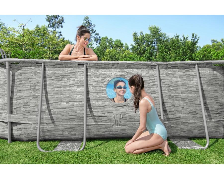 Piscina fuori terra tubolare Bestway Swimvista - 4.88 x 3.05 x 1.07 m